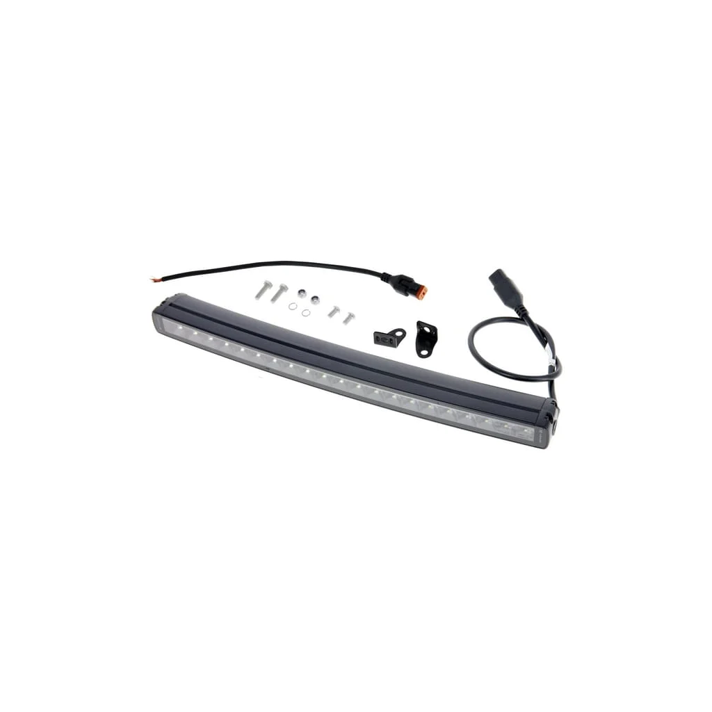 [AMAT2-336192] Lampă de lucru LED tip bară, 105W, 8820lm, dreptunghiulară, 12/24V, alb/portocaliu, 525.5x40x54.4mm mufă Deutsch, combo, curbat, 21 LED-uri, E-BOOST LA10824