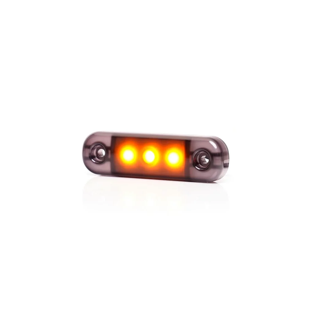[AMAT2-336257] Marker lateral LED, portocaliu, dreptunghiular, 12-24V, 84x24x10.4mm LA30099