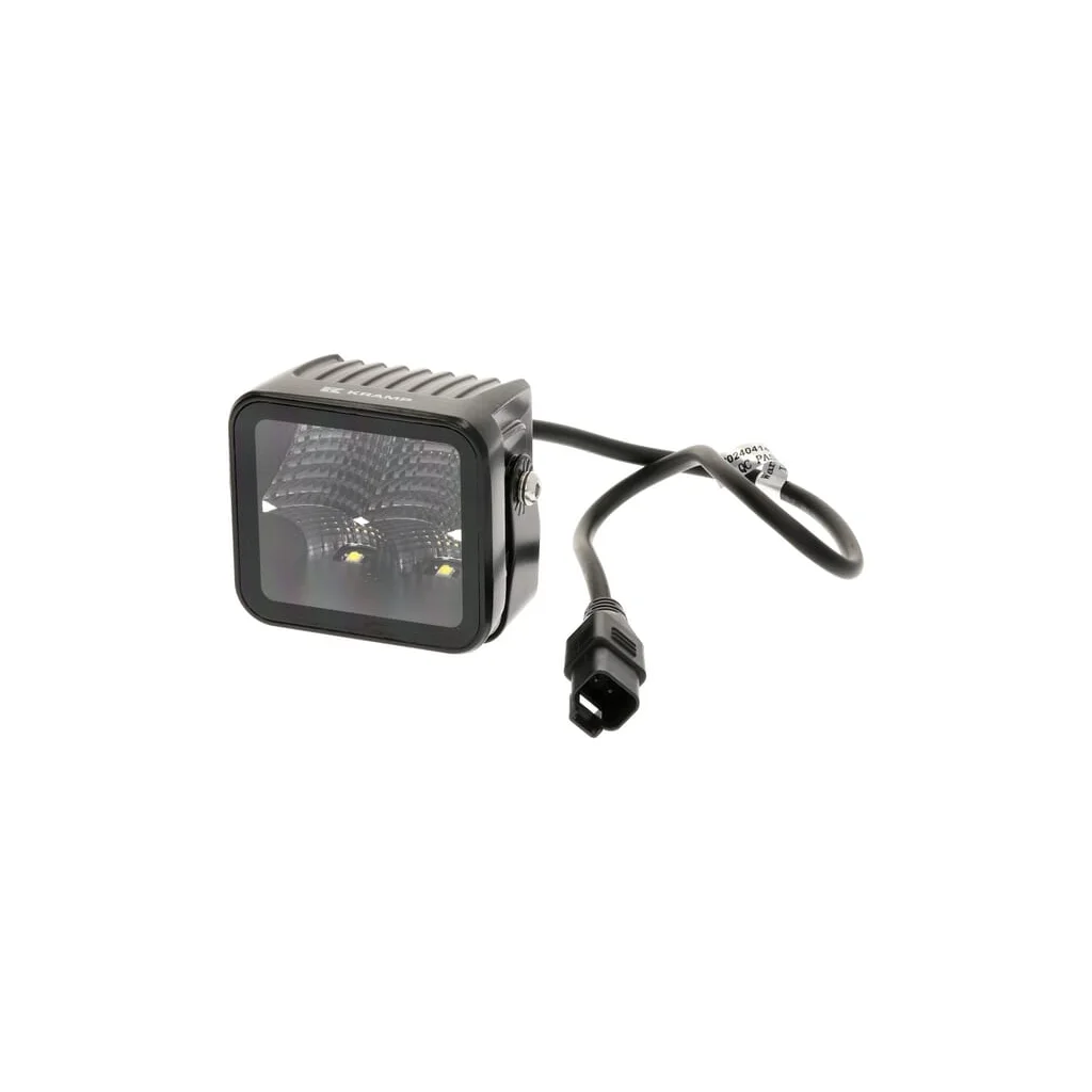 [AMAT2-336321] Lampă de lucru indirectă cu LED-uri, 40W, 4800lm, pătrat, 12/24V, alb, 81x82.5x67.5mm mufă Deutsch, flux, 4 LED-uri LA10608