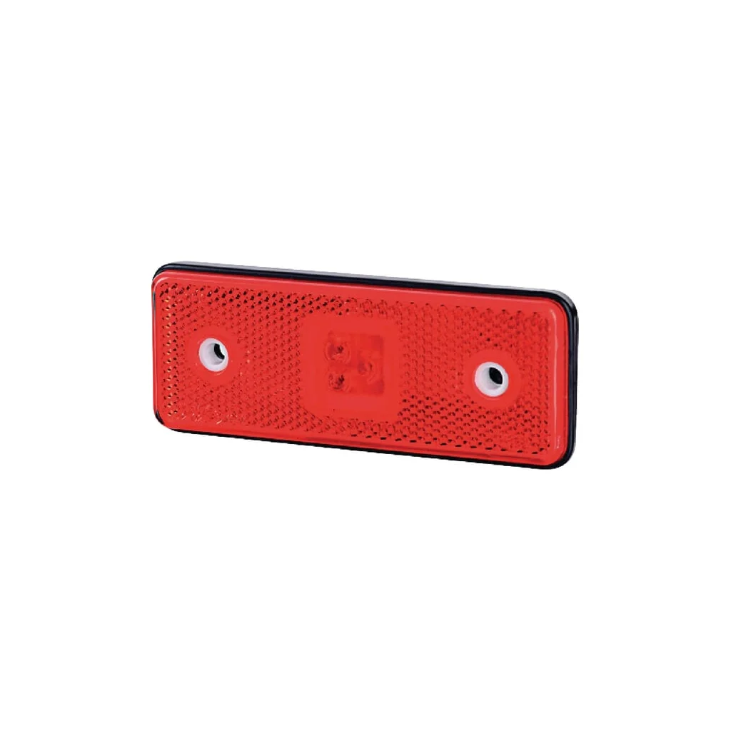 [AMAT2-336343] Lumină de poziție LED, 0.4/0.7W, rectangulară, 12/24V, roșie, 112x45x11mm, 3 LED-uri, gopart LA35055