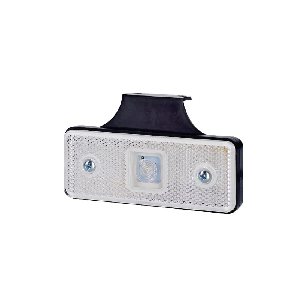 [AMAT2-336422] Lampă de semnalizare LED, 0,4/0,7W, dreptunghiulară, 12/24V, alb, 112x45x17mm, 1 LED, gopart LA35050
