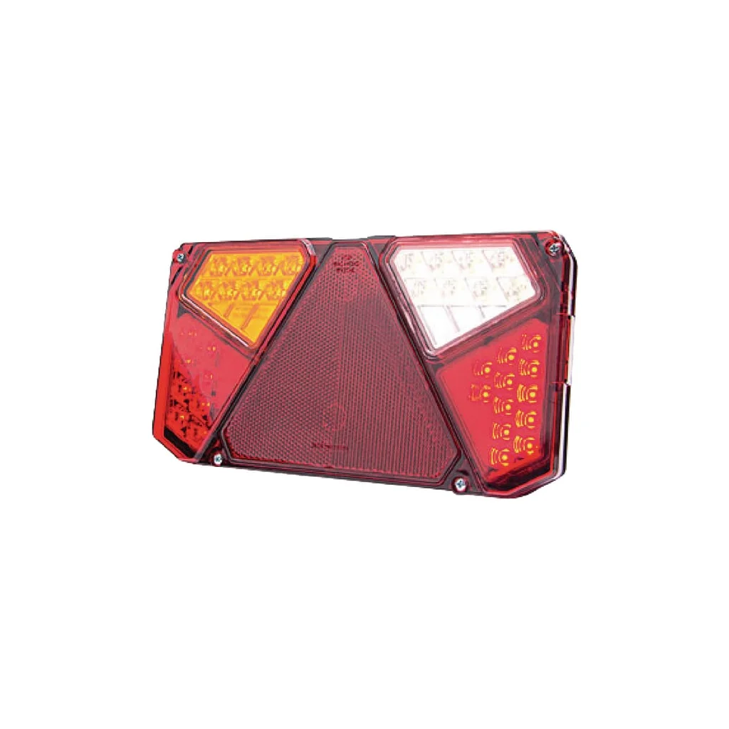 [AMAT2-336423] Lampă spate multifuncțională LED stânga dreptunghiulară 12-24V 242x134x36,5mm 7 poli Kramp LA40008