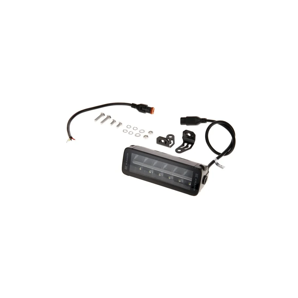 [AMAT2-336442] Lampă de lucru LED tip bară, 60W, 5040lm, dreptunghiulară, 12/24V, alb/portocaliu, 204x70x67mm mufă Deutsch, combo, drept, 12 LED-uri, E-BOOST LA10811