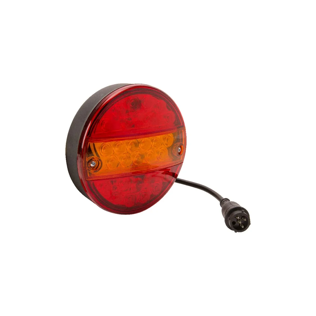 [AMAT2-336455] Lampă multifuncțională spate LED rotundă 12V (rezistență integrată) diametru 142mm 5-pin Kramp LA40040