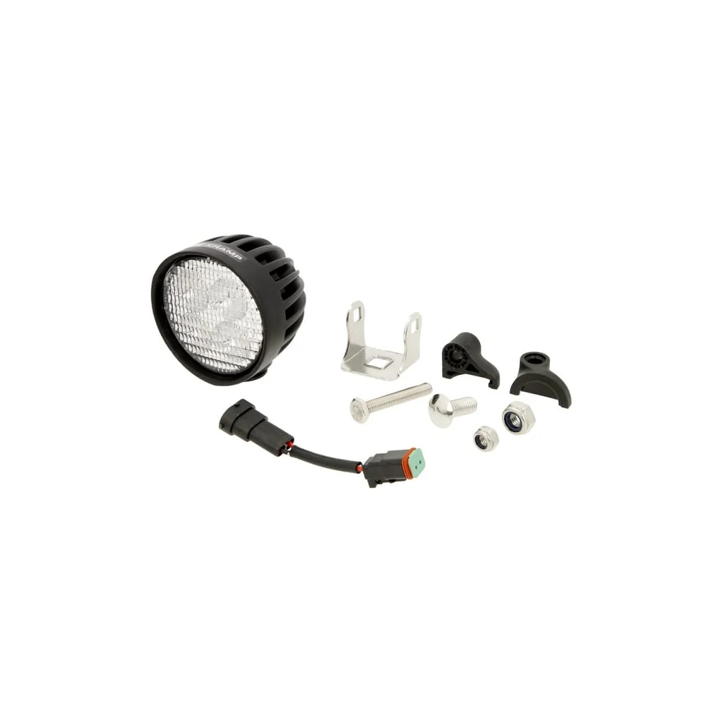 [AMAT2-336500] Lampă de lucru LED 40W 4000lm rotundă albă 10/30V 84x126x71,8mm mufă AMP 4 LED-uri 360° Kramp LA10551