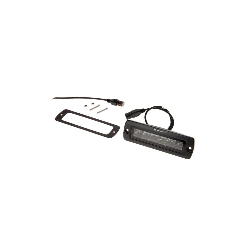 [AMAT2-336519] Lampă de lucru indirectă cu LED-uri, 30W, 2880lm, dreptunghiulară, 12/24V, albă, 157x49.7x60mm mufă Deutsch, flux, 6 LED-uri LA10611