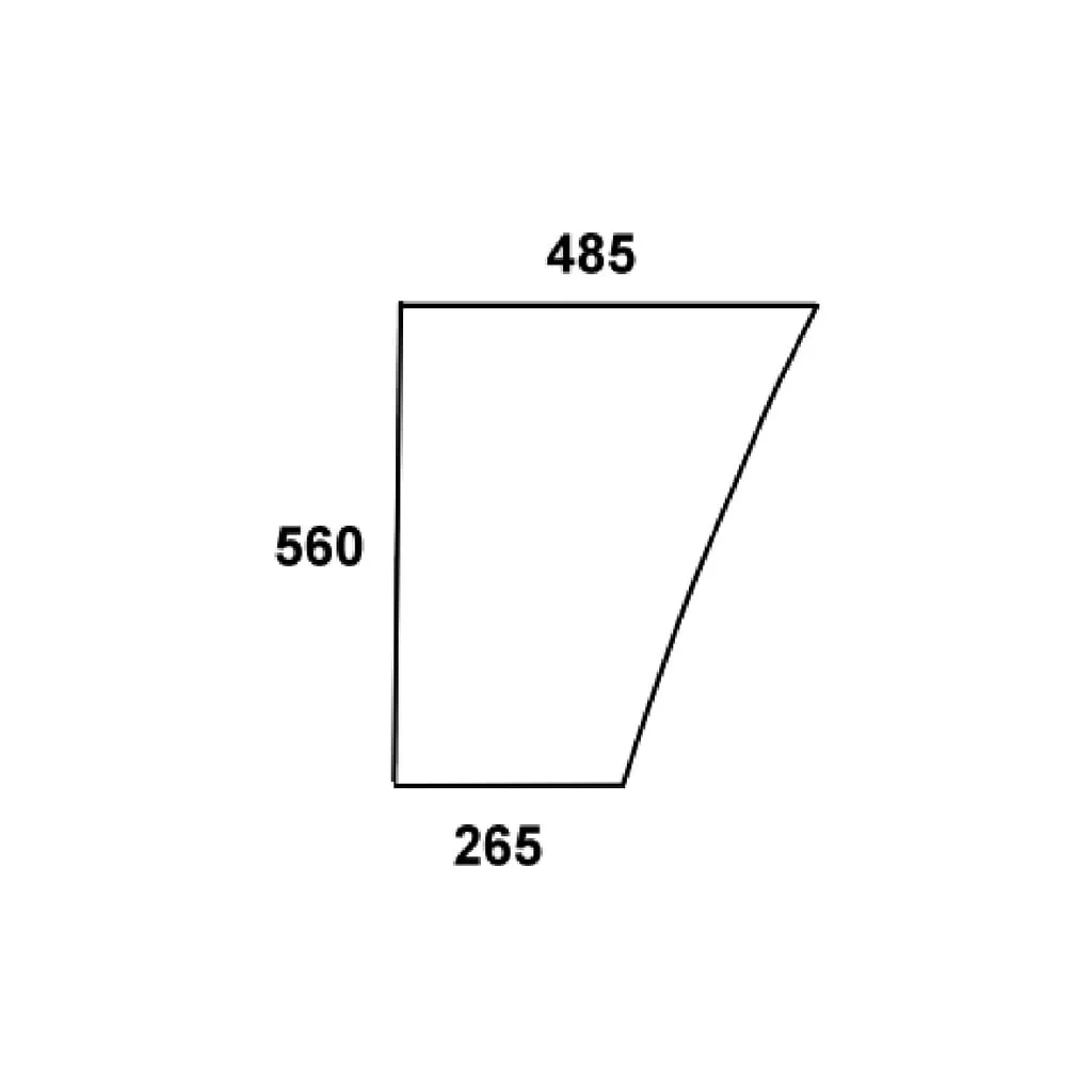 [AMAT2-336550] Sticlă frontală inferioară stânga L62577N