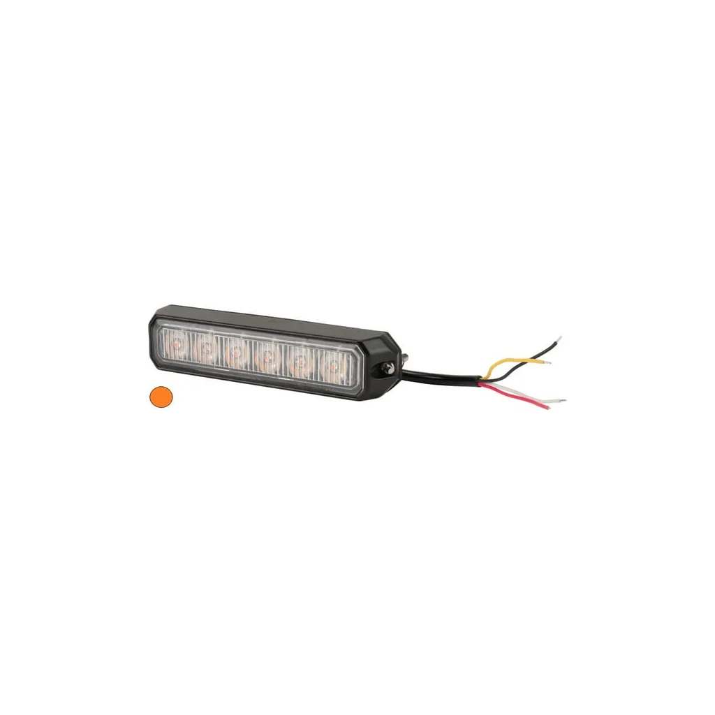 [AMAT2-336574] Lanternă galbenă cu 6 LED-uri LA20014