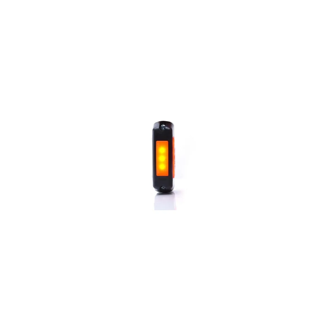 [AMAT2-336579] Lumină de semnalizare față/spate/spate LED, dreptunghiulară, 12-24V, 90x28x35.5 mm LA30090