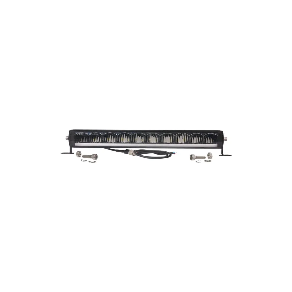 [AMAT2-336727] Bară lumini LED, 120W, 6500lm, dreptunghiulară, 12/48V, albă, 486x90x57mm, Deutsch 3-pin, Lumină de zi/faruri de drum lung, Kramp LA10321
