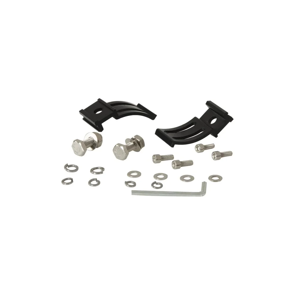 [AMAT2-336728] Suport de montare pentru iluminarea vehiculului, clemă de 54 mm pentru tub, aluminiu/oțel inoxidabil LA100BK11