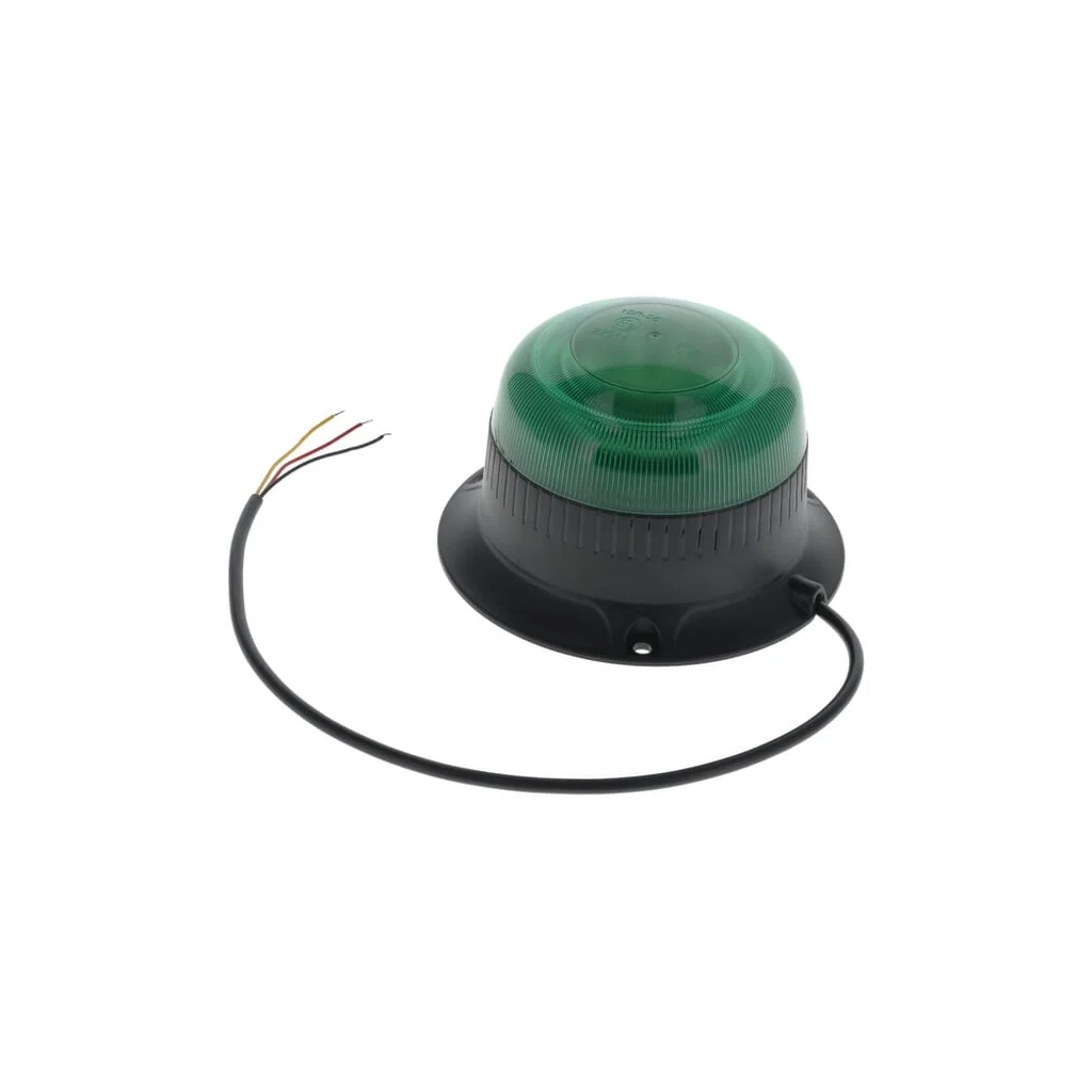 [AMAT2-336802] Far LED, profil redus, 15W, 12-24V, verde, cu șuruburi, Ø 86mm x67mm LA20094G