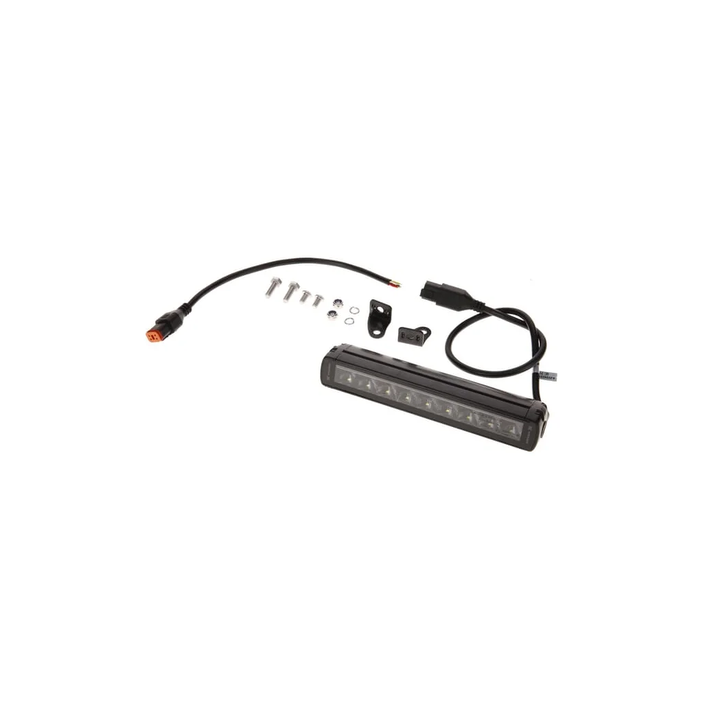 [AMAT2-336843] Lampă de lucru LED tip bară, 45W, 3780lm, dreptunghiulară, 12/24V, alb/portocaliu, 246x40x54mm mufă Deutsch, combo, drept, 9 LED-uri, E-BOOST LA10820