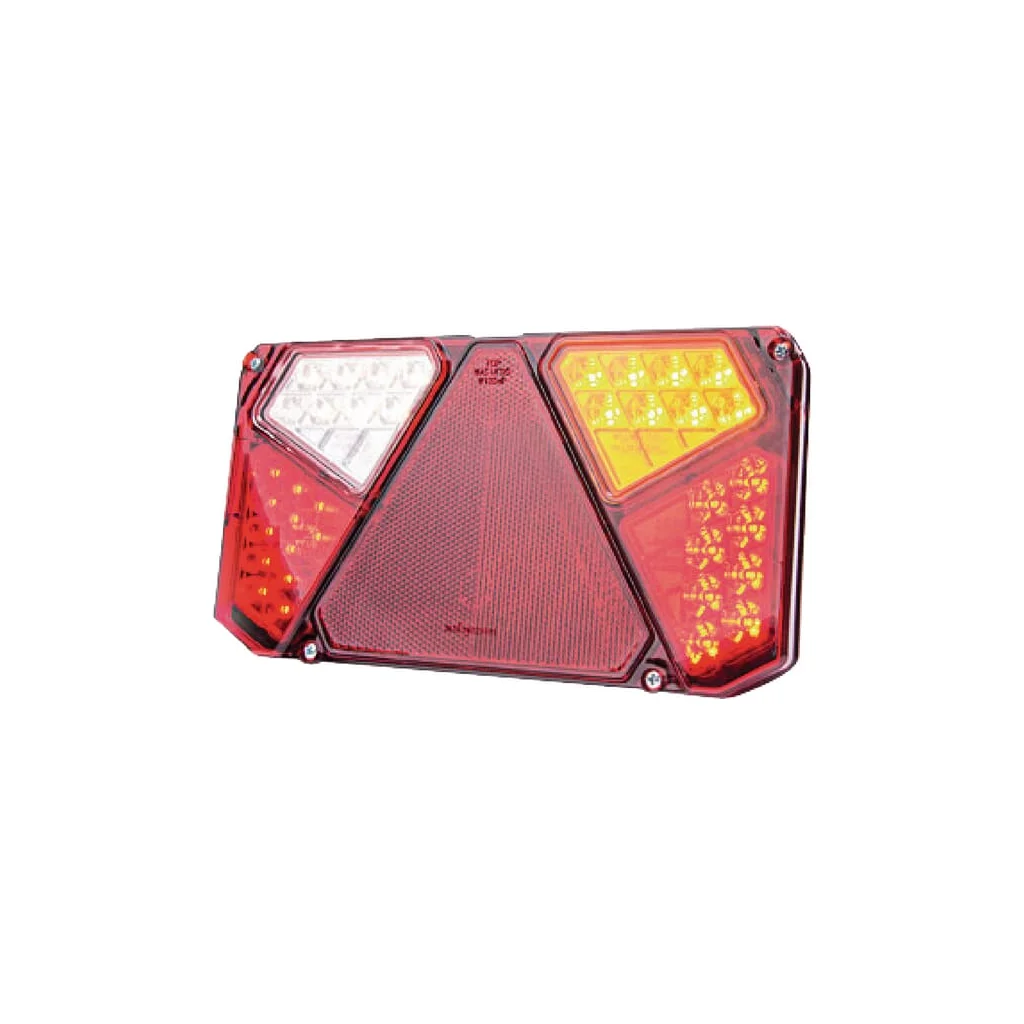 [AMAT2-336939] Lampă spate multifuncțională LED dreapta dreptunghiulară 12-24V 242x134x36,5mm 7 poli Kramp LA40006