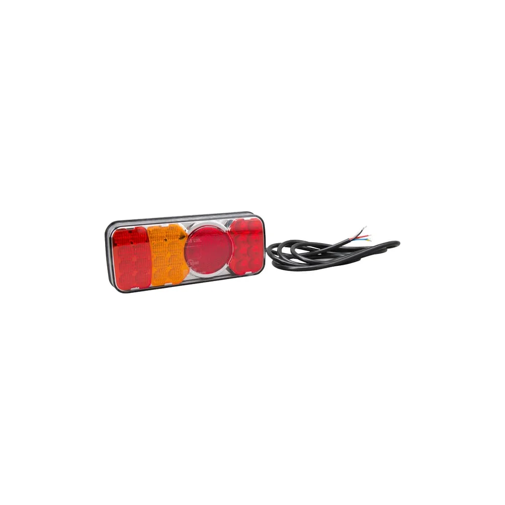 [AMAT2-336972] Lampă spate multifuncțională LED stânga dreptunghiulară 12-24V 200,5x85x40mm Kramp LA40033