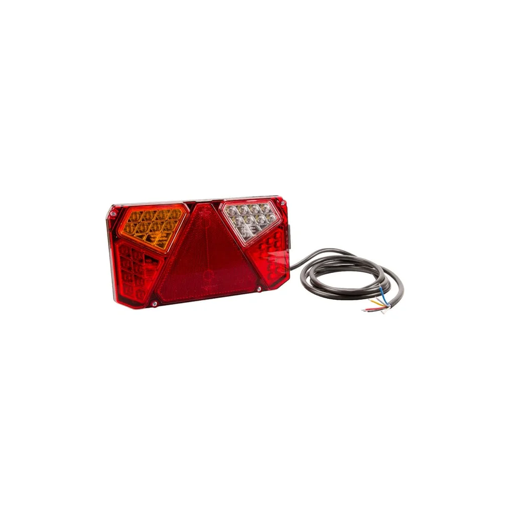 [AMAT2-336994] Lampă spate multifuncțională LED stânga dreptunghiulară 12-24V 242x134x36,5mm Kramp LA40007