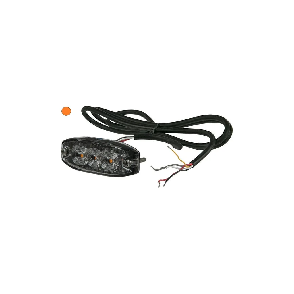[AMAT2-337038] Lamp? de avertizare intermitent? galben? 3 LED-uri LA20073