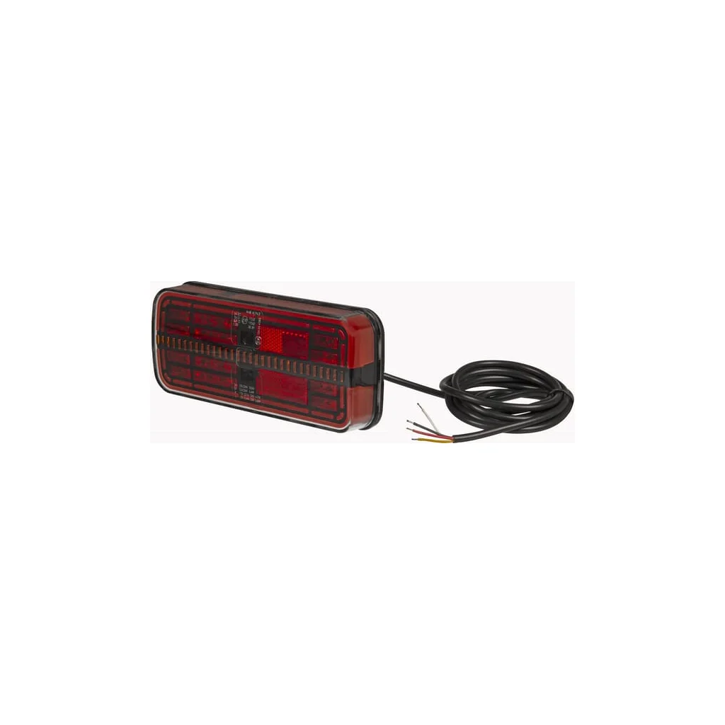 [AMAT2-337053] Lampă multifuncțională spate LED dreptunghiulară 12/24V 200,5x85,3x28,9mm Kramp LA40071