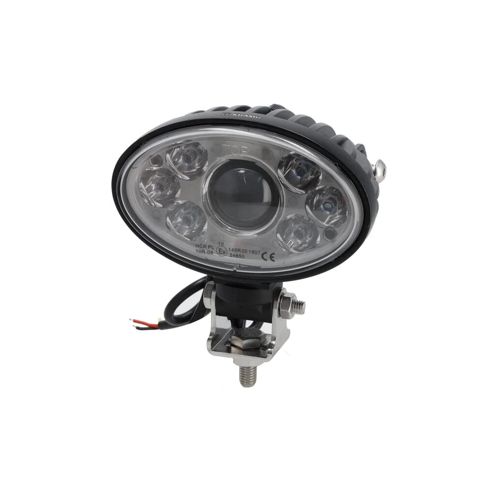 [AMAT2-337088] Far cu LED, 20/24W, oval, 10/30V, 166x98x98mm, fază lungă/ușoară, cablu deschis cu 3 pini, montare pe suport LA10634
