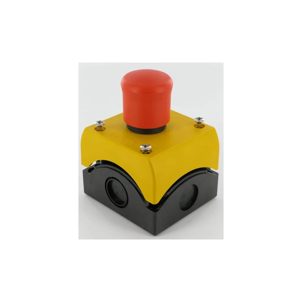 [AMAT2-339669] Buton de urgenţă 1Ö/1S complet pentru montaj pe suprafaţă M22PVKC11IY