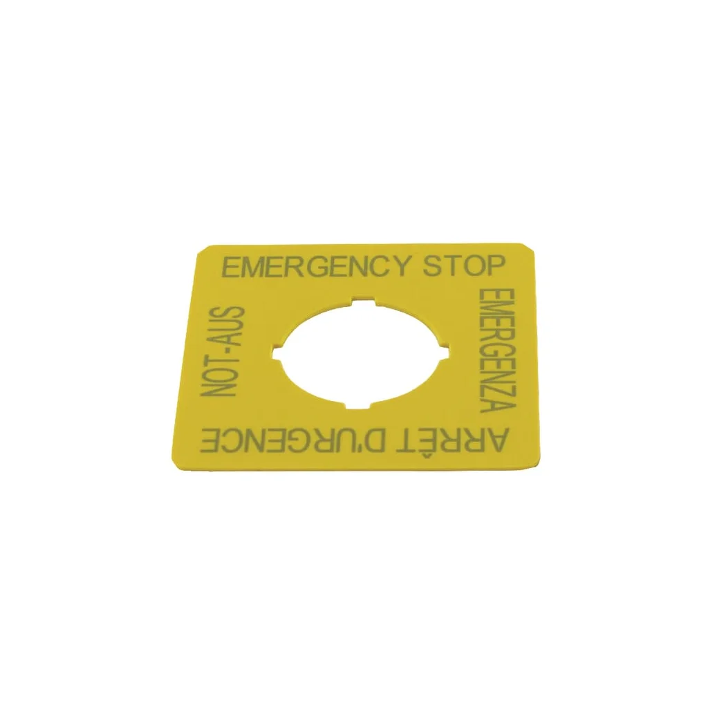 [AMAT2-340218] Etichetă Oprire de urgență 4 limbi M22XYK1
