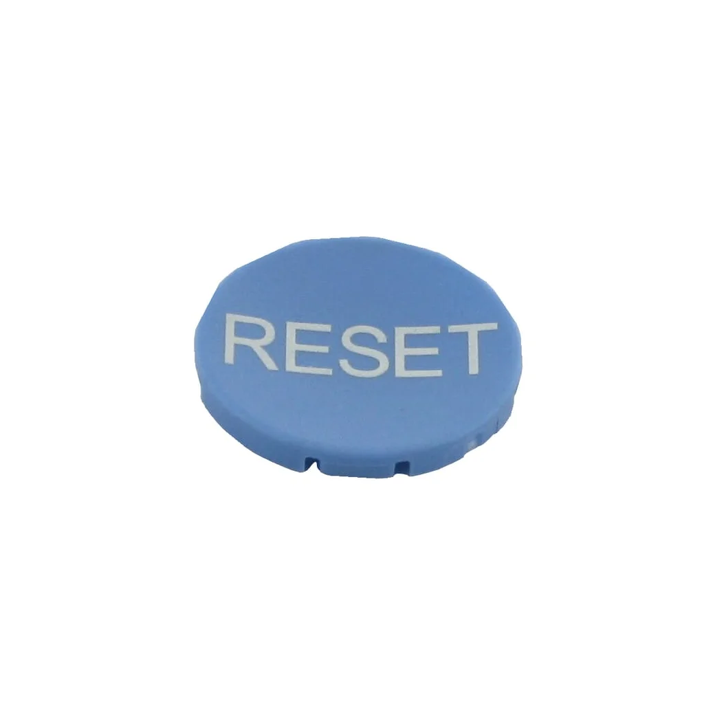 [AMAT2-340425] Placă buton albastră "RESET" M22XDBGB14