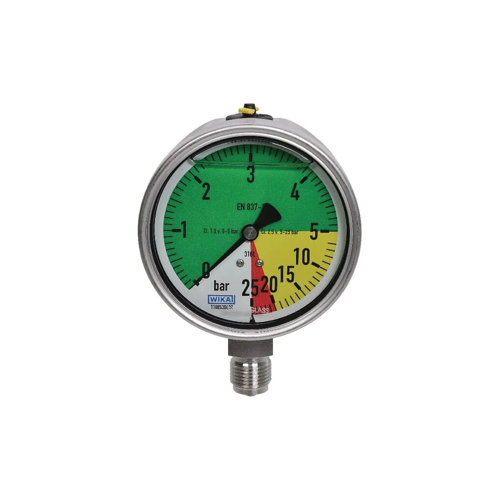 [AMAT2-341408] Manometru Ø 100 mm 0-5/25 1/4" MA1000525