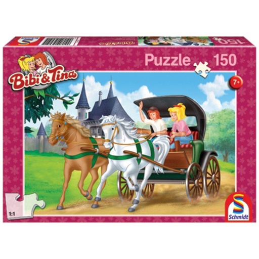 [AMAT1-31519] Puzzle, Bibi & Tina cu caleasca, 150 de piese