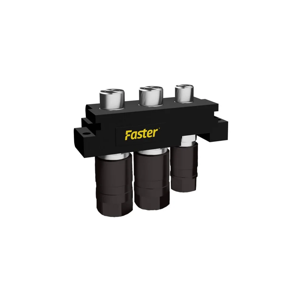 [AMAT2-346248] Parte mobilă cu glisieră multiplă DN10/DN12-1x 3/8"-2x 1/2" BSPP MSC3A3AMC