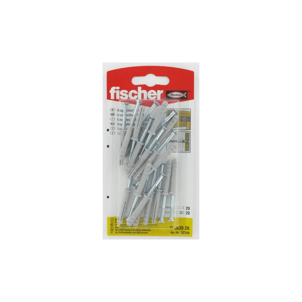 [AMAT2-347423] Dibluri cu cui și șurub Fischer 20 N530ZK