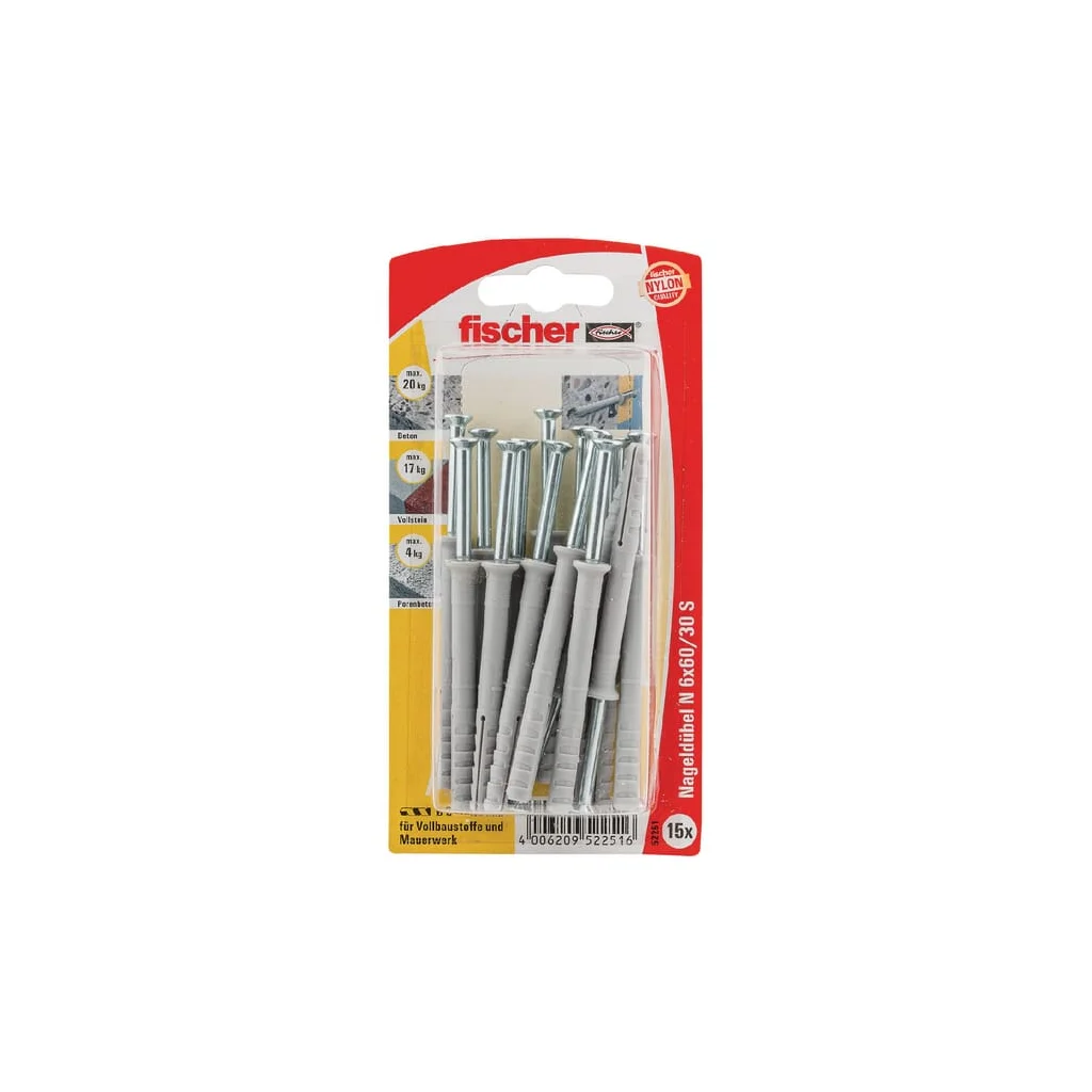[AMAT2-348021] Fischer diblu cu cui+șurub 15 N660ZK