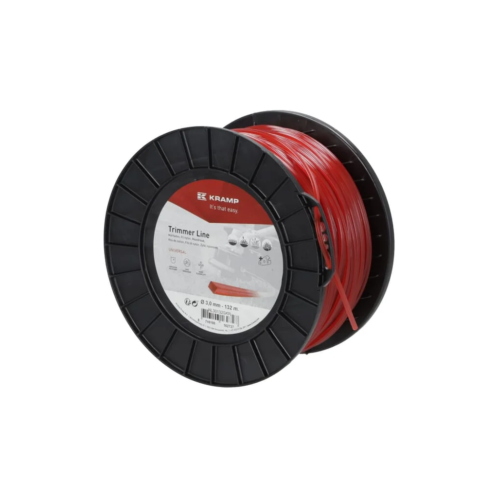 [AMAT2-348139] Fir de tăiere diametru 3mm, 132m, pătrat, roșu, Kramp NL30132SKR