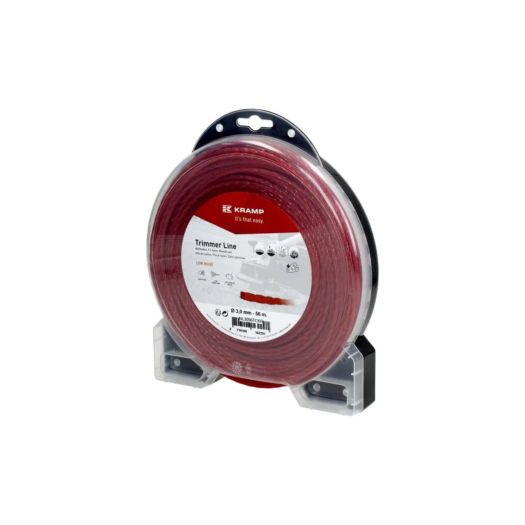 [AMAT2-348299] Fir de tăiere diametru 3mm, 56m, răsucit, silențios, roșu, Kramp NL3056TCKR