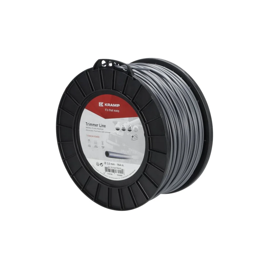 [AMAT2-348395] Fir de tăiere diametru 3mm, 164m, rotund, gri, Titanium Power, Kramp NL30164TRKR