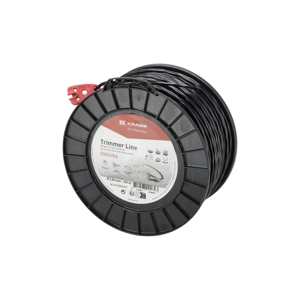 [AMAT2-348696] Fir trimmer Ø3,5x103m, răsucire ovală, negru, Kramp Endura NL35103ERKR