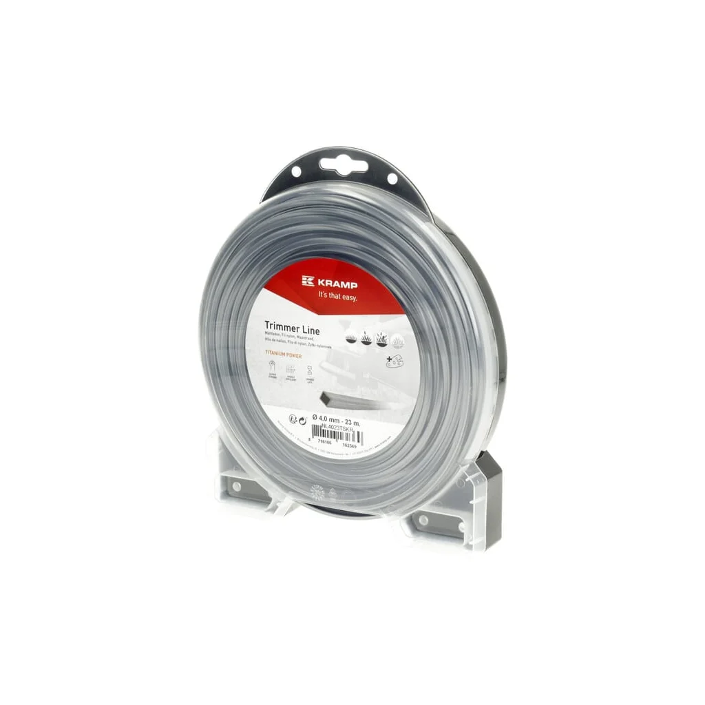 [AMAT2-349008] Fir de tăiere diametru 4mm, 23m, pătrat, gri, Titanium Power, Kramp NL4023TSKR