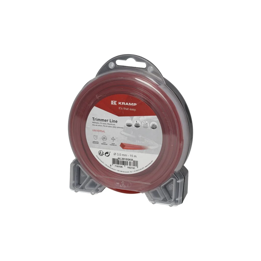[AMAT2-349029] Fir de tăiere diametru 3mm, 15m, pătrat, roșu, Kramp NL3015SKR