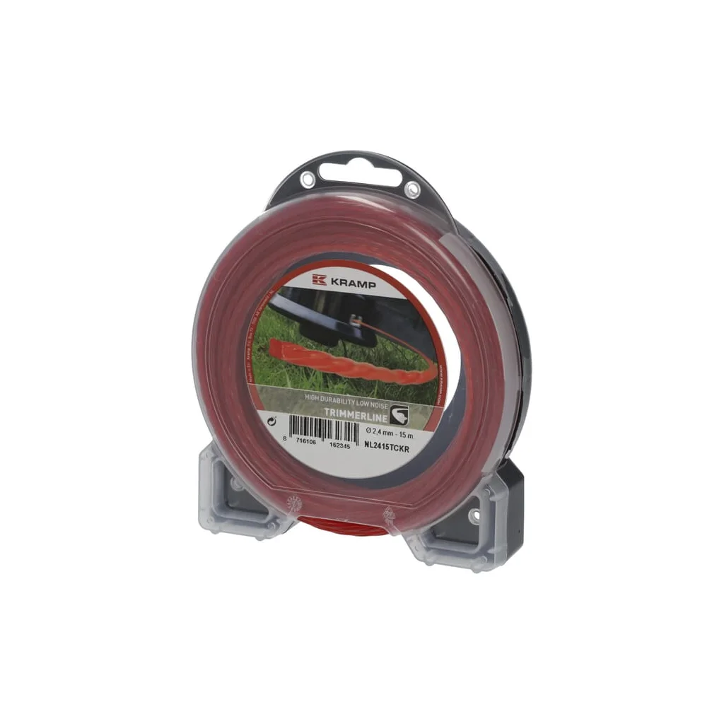 [AMAT2-349048] Fir de tăiere diametru 2,4mm, 15m, răsucit, silențios, roșu, Kramp NL2415TCKR