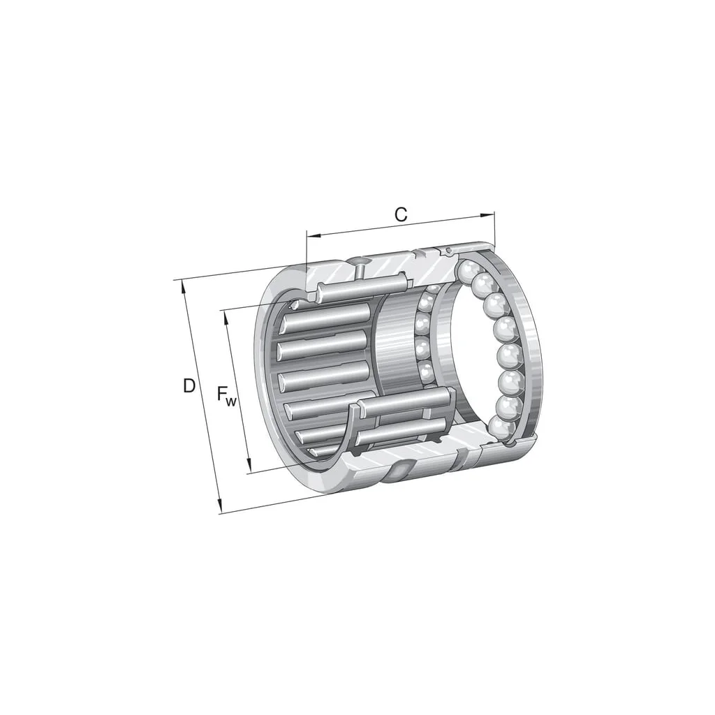 [AMAT2-355209] Rulment axial cu bile / colivie cu ace NX30XL