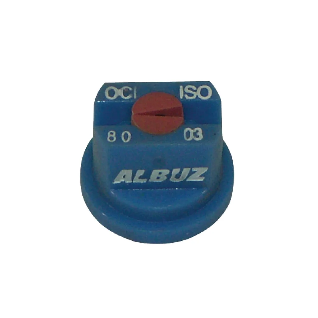 [AMAT2-355583] Duza evantai descentrată OC 80° 03 albastră plastic Albuz OCI8003