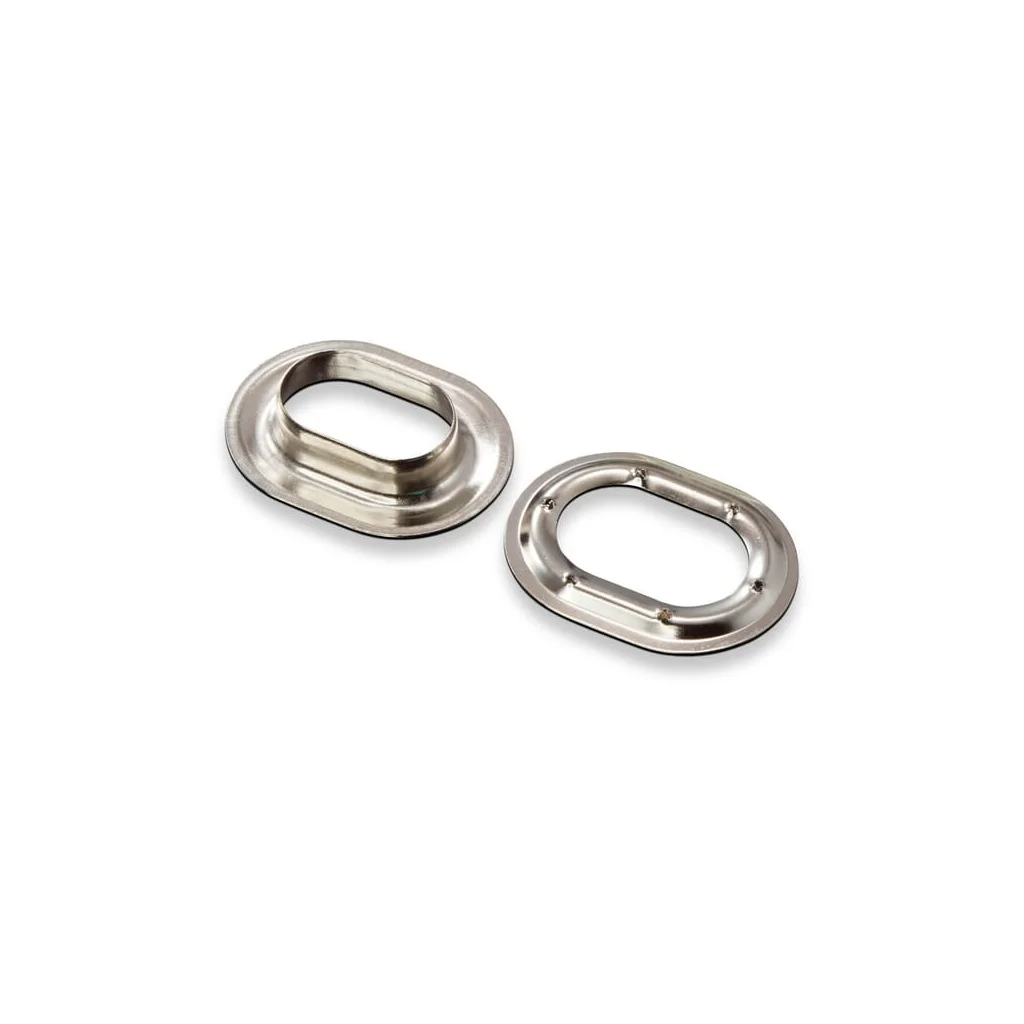 [AMAT2-366583] Gromete ovale 22,5x13,5 mm alamă nichelată PL10729