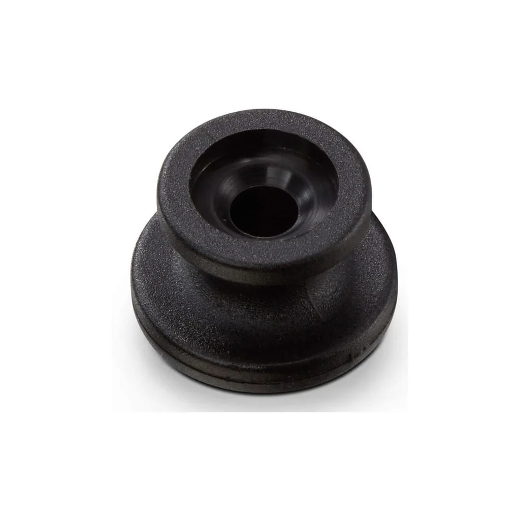 [AMAT2-367021] Buton rotund, plastic negru pentru cabluri elastice cu diametrul de 6-8 mm PL10087