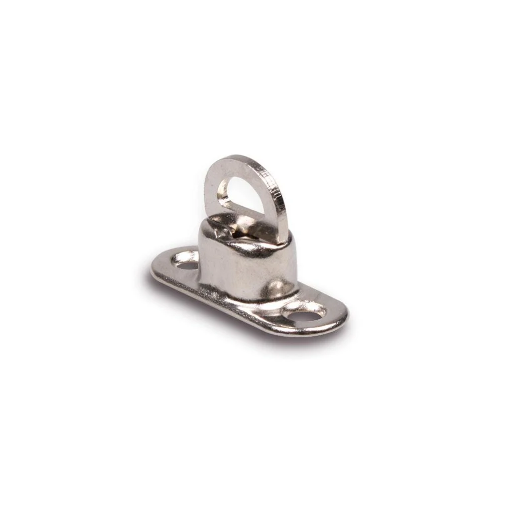 [AMAT2-367095] Agrafă rotativă pentru ochiuri ovale 22,5 x 13,5 mm h= 11 mm, distanța găurii= 34 mm, alamă nichelată PL10801