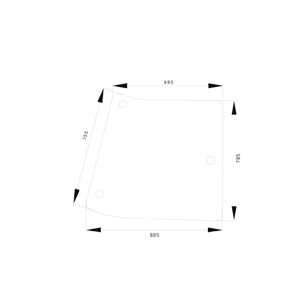 [AMAT2-371408] Geam lateral R201575N