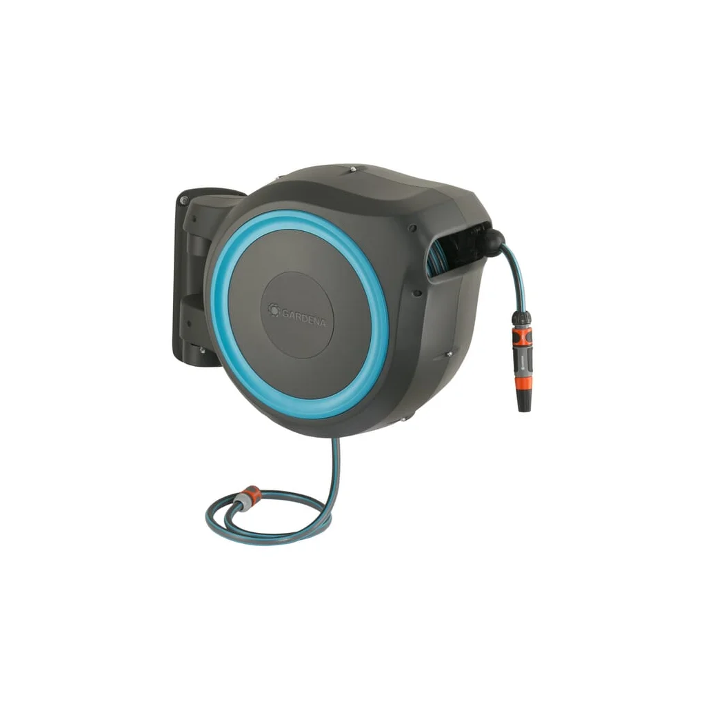[AMAT2-306227] Cutie rolă furtun montare pe perete M/L, 25m 1/2" cu pulverizator GA18620