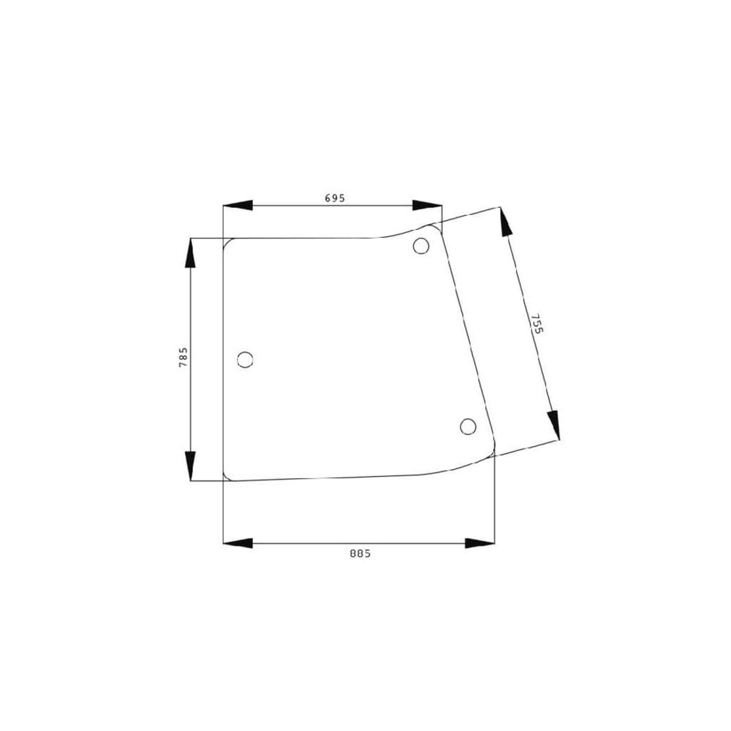 [AMAT2-371872] Geam lateral R201574N