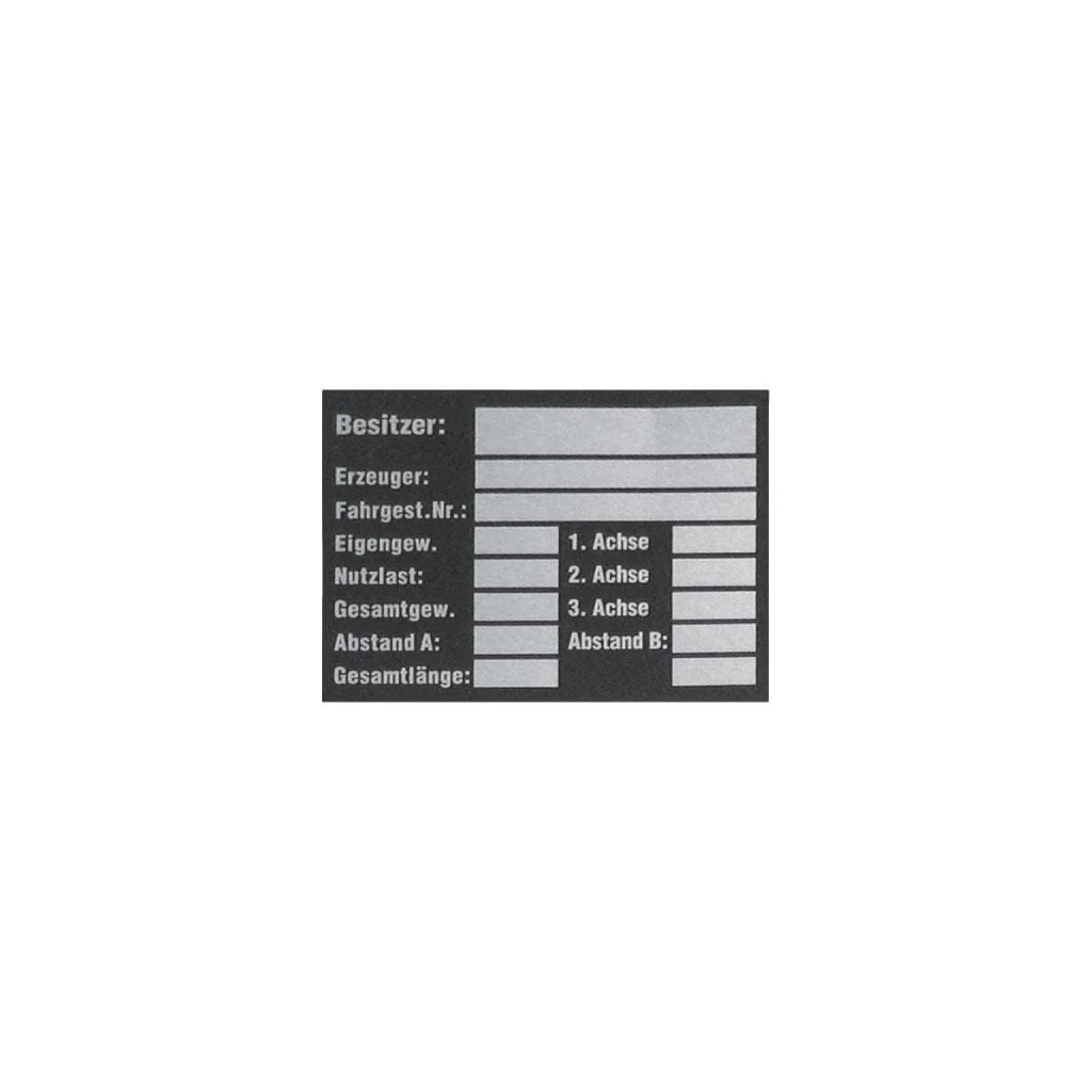 [AMAT2-372121] Folie pentru datele vehiculului R8003