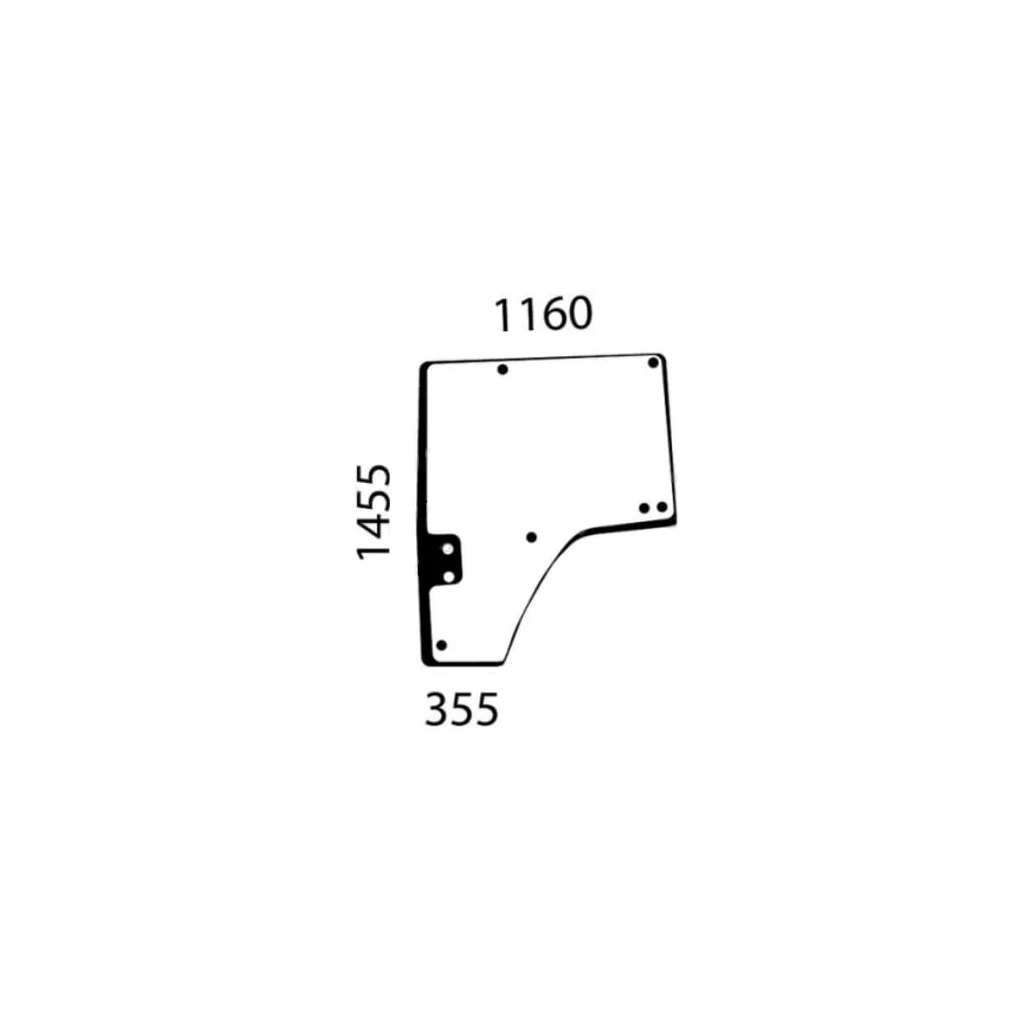 [AMAT2-372148] Geam ușă stânga R564765