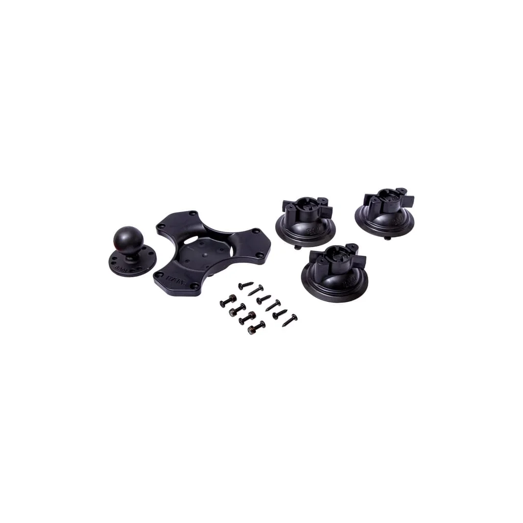 [AMAT2-373218] Suport cu 3 ventuze Twist-Lock™ bilă mărime C/1,5" RAMC365224