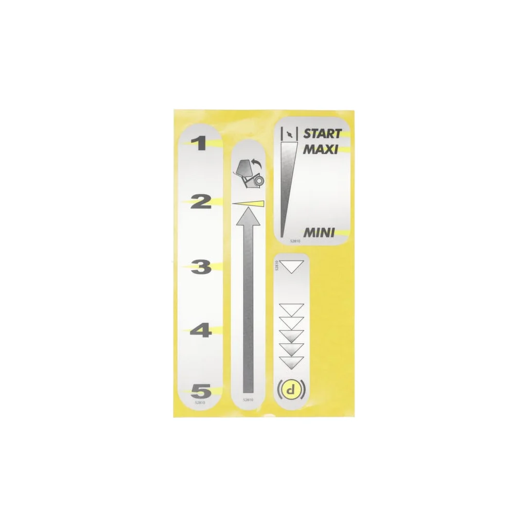 [AMAT2-291318] Autocolant coș de golire ET52810